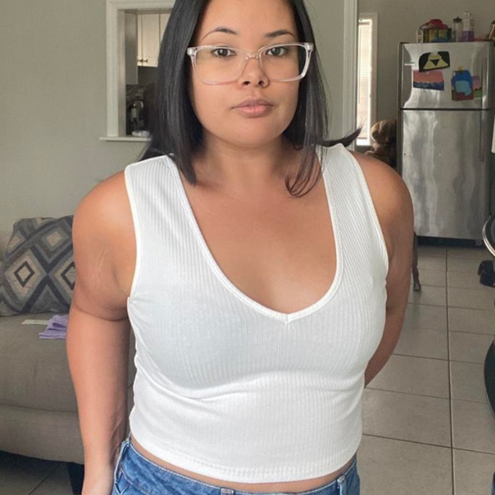 White Tank Top, Brand New